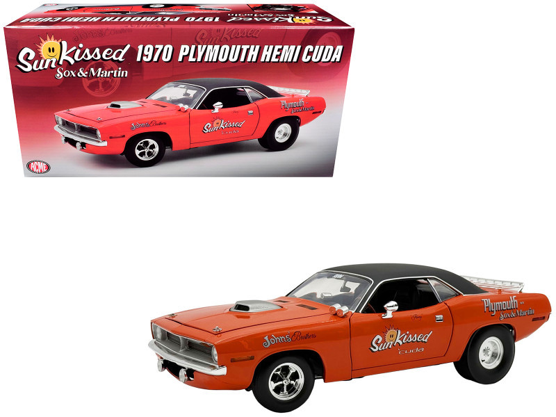 1/18 ACME 1970 Plymouth HEMI Cuda Sun Kissed Cuda Sox & Martin