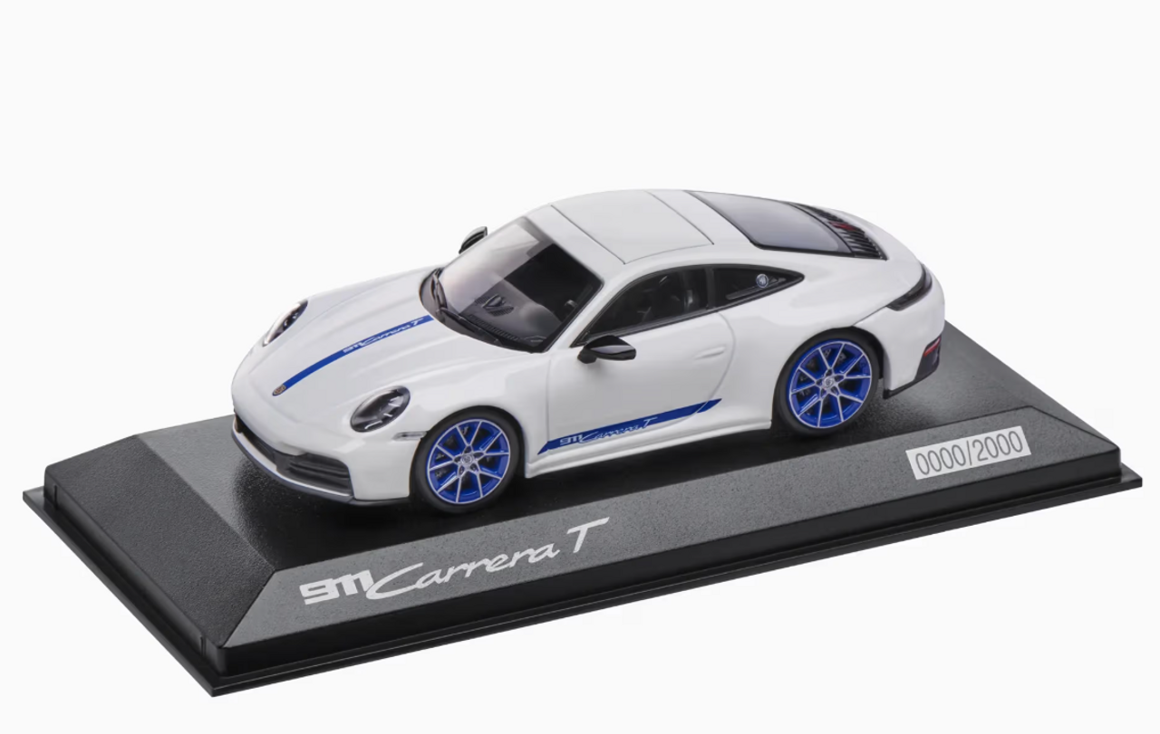1/43 Dealer Edition 2025 Porsche 911 Carrera T Coupe (992.2) (White) Car Model