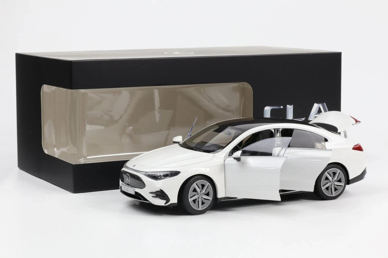 1/18 Dealer Edition 2025 Mercedes-Benz CLA (Polar White) Diecast Car Model
