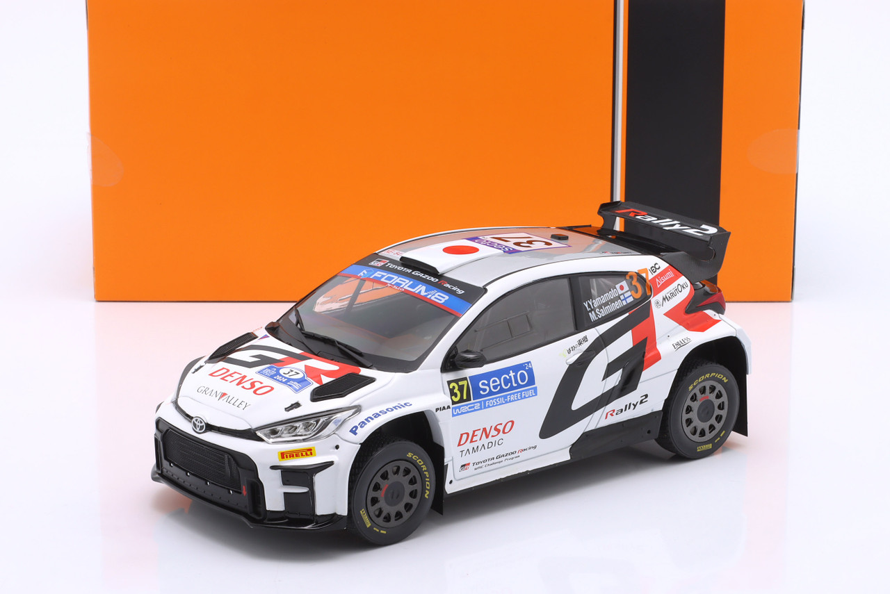 1/18 Ixo 2024 Toyota GR Yaris Rally2 #37 rally Finland Toyota