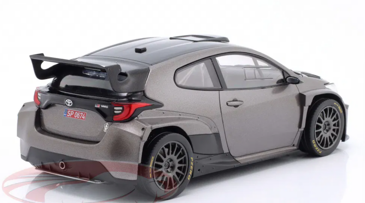 1/18 Ixo 2024 Toyota GR Yaris Rally2 (Grey) Diecast Car Model