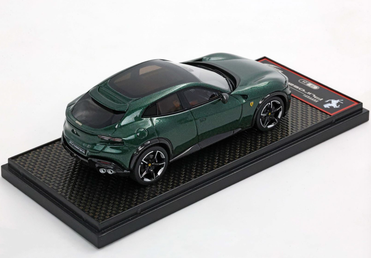 1/43 BBR 2023 Ferrari Purosangue Standard Panoramic Roof (Zeltweg Green) Car Model Limited 24 Pieces