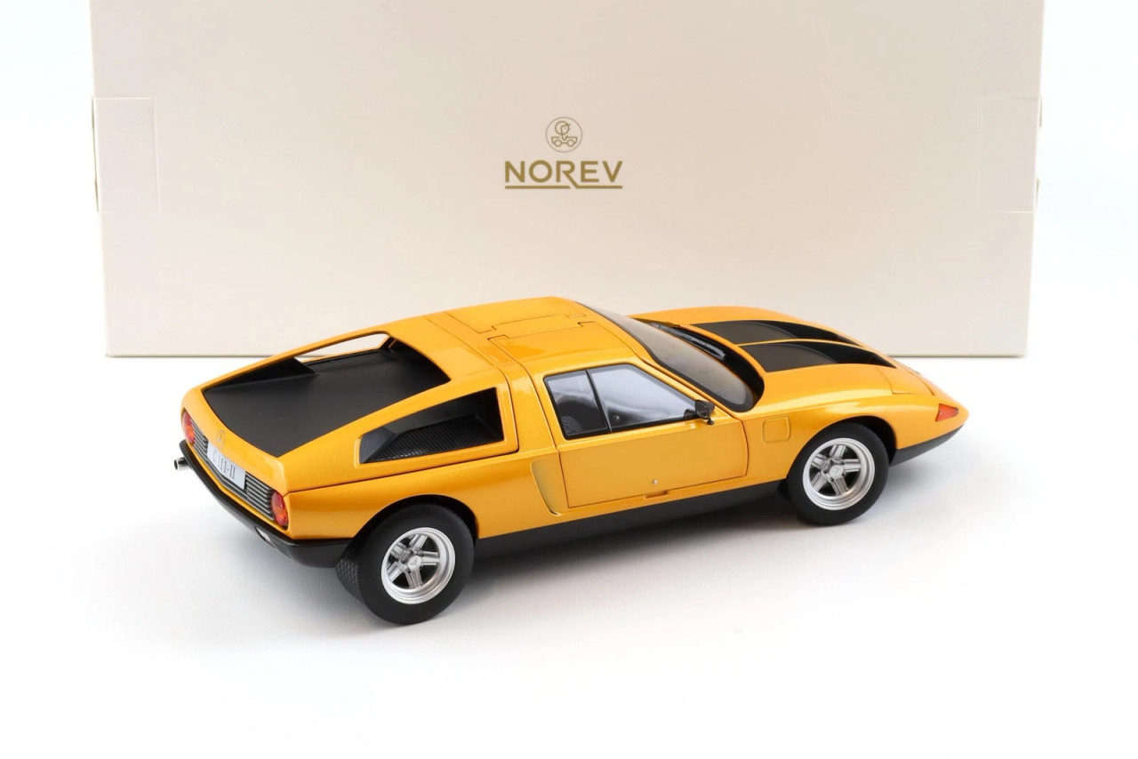 1/18 Norev Mercedes-Benz C111-II (Autumn Yellow) Diecast Car Model 1/18 Norev Mercedes-Benz C111-II (Autumn Yellow) Diecast Car Model