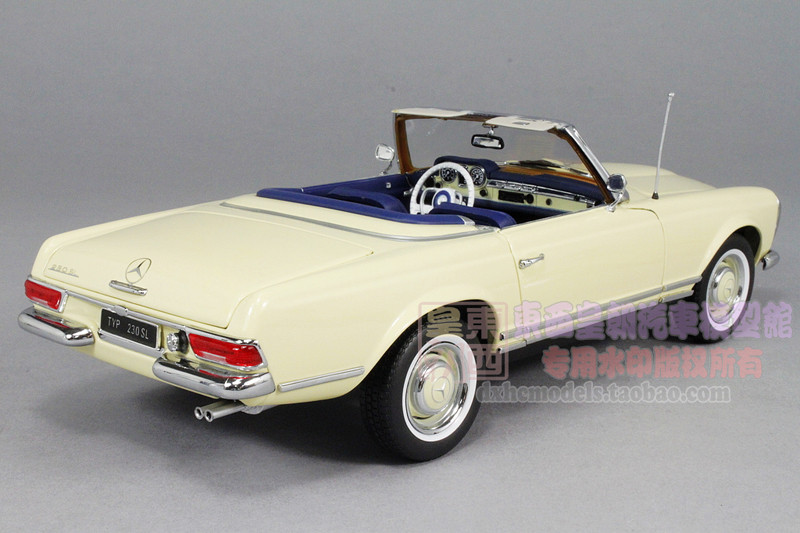 1/18 Norev Mercedes-Benz Mercedes 1963 230SL 230 SL (Beige