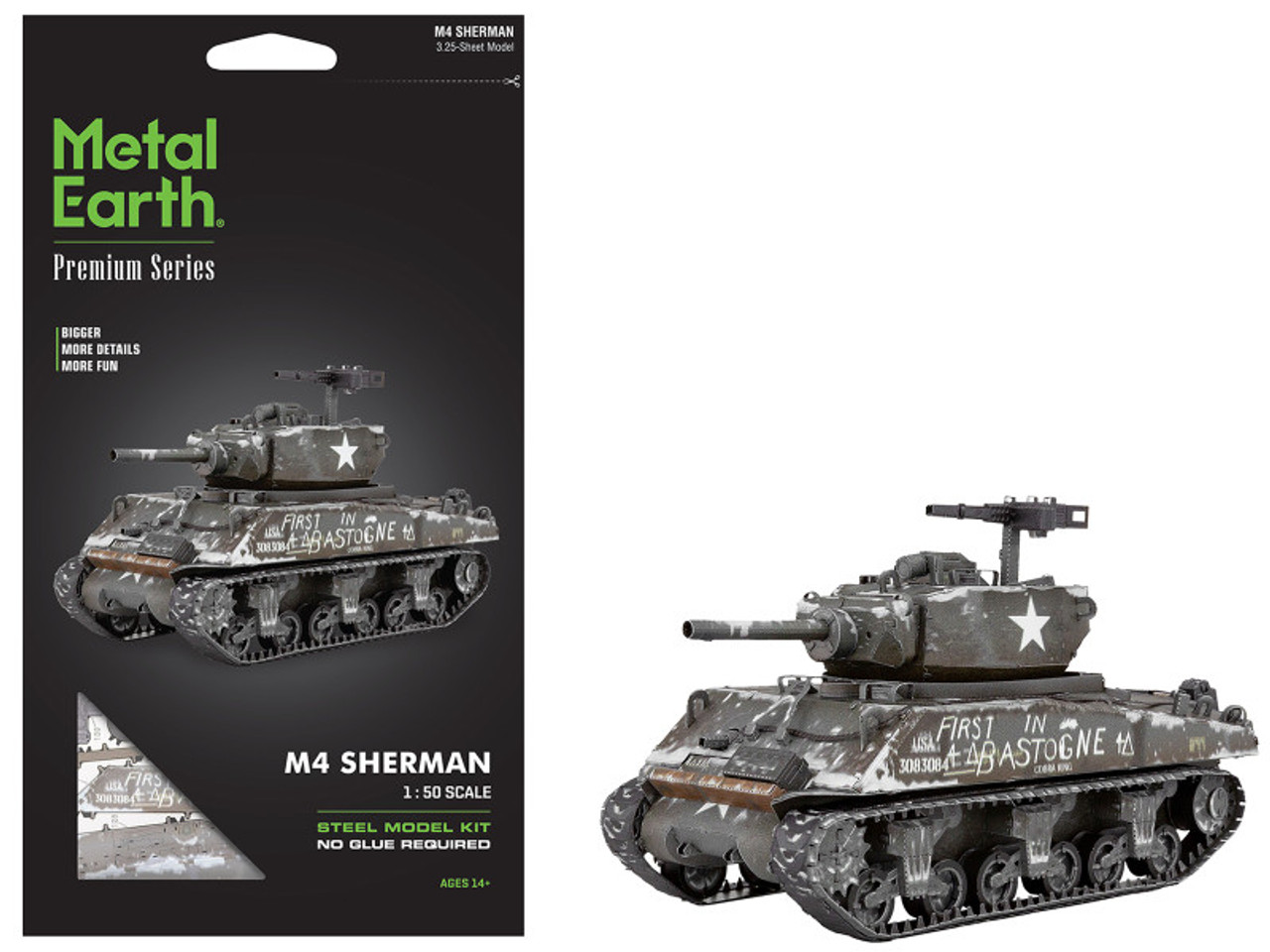 Model Kit United States M4 Sherman Tank (Moderate Difficulty) Steel Model by Metal Earth Model Kit United States M4 Sherman Tank (Moderate Difficulty) Steel Model by Metal Earth