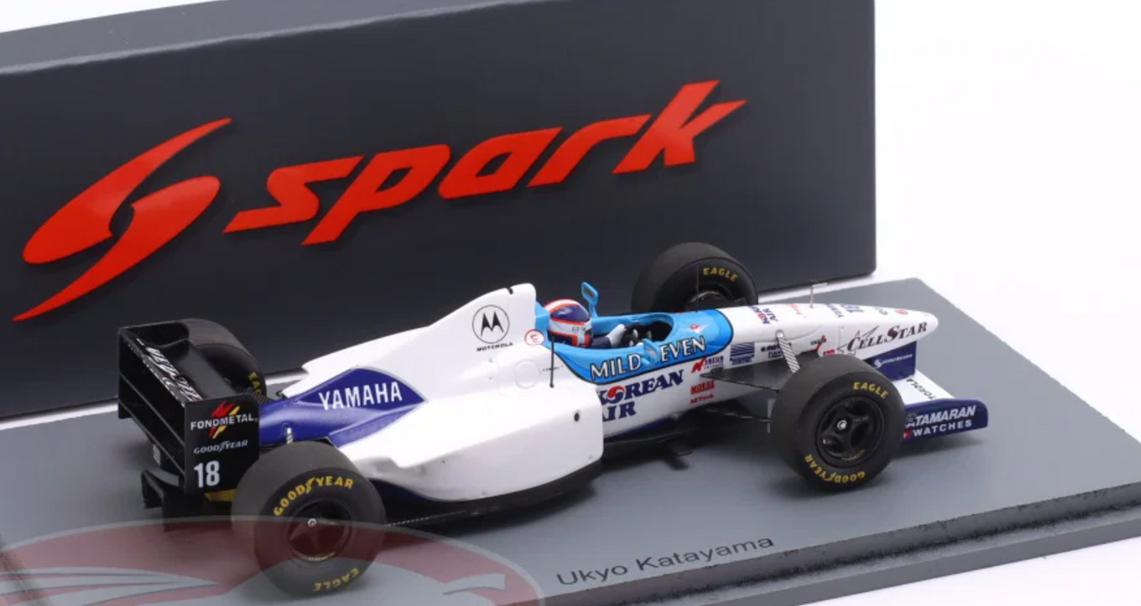 1/43 Spark Tyrrell 024 No.20 Belgian GP 1996 Ukyo Katayama Car Model