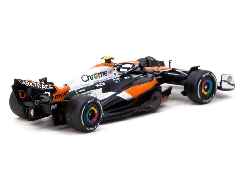 1/64 Tarmac Works 2023 Formula 1 McLaren MCL60 British Grand Prix 2nd Place #4 Lando Norris Diecast Car Model