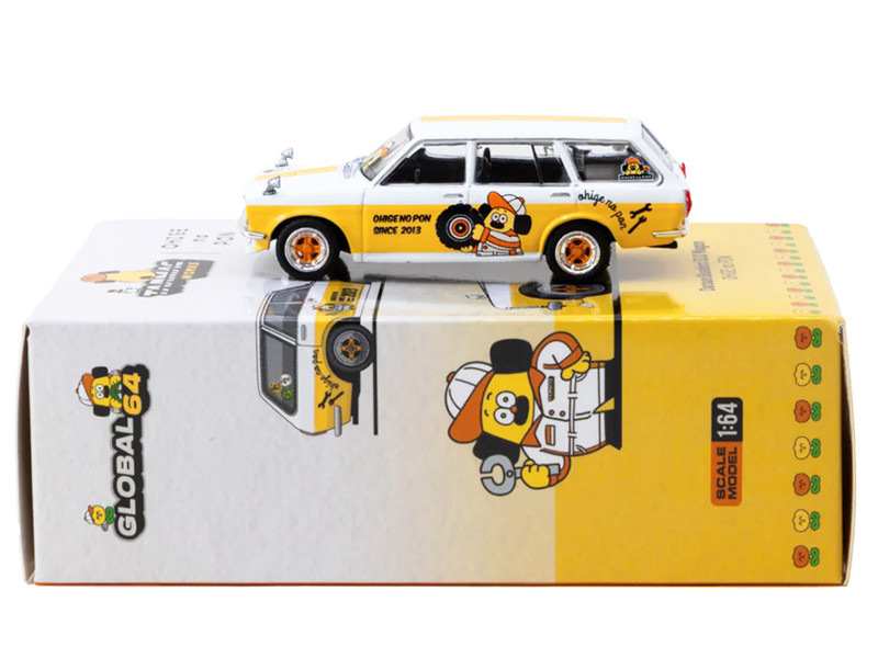 1/64 Tarmac Works Datsun Bluebird 510 Wagon OHIGE no PON Diecast Car Model