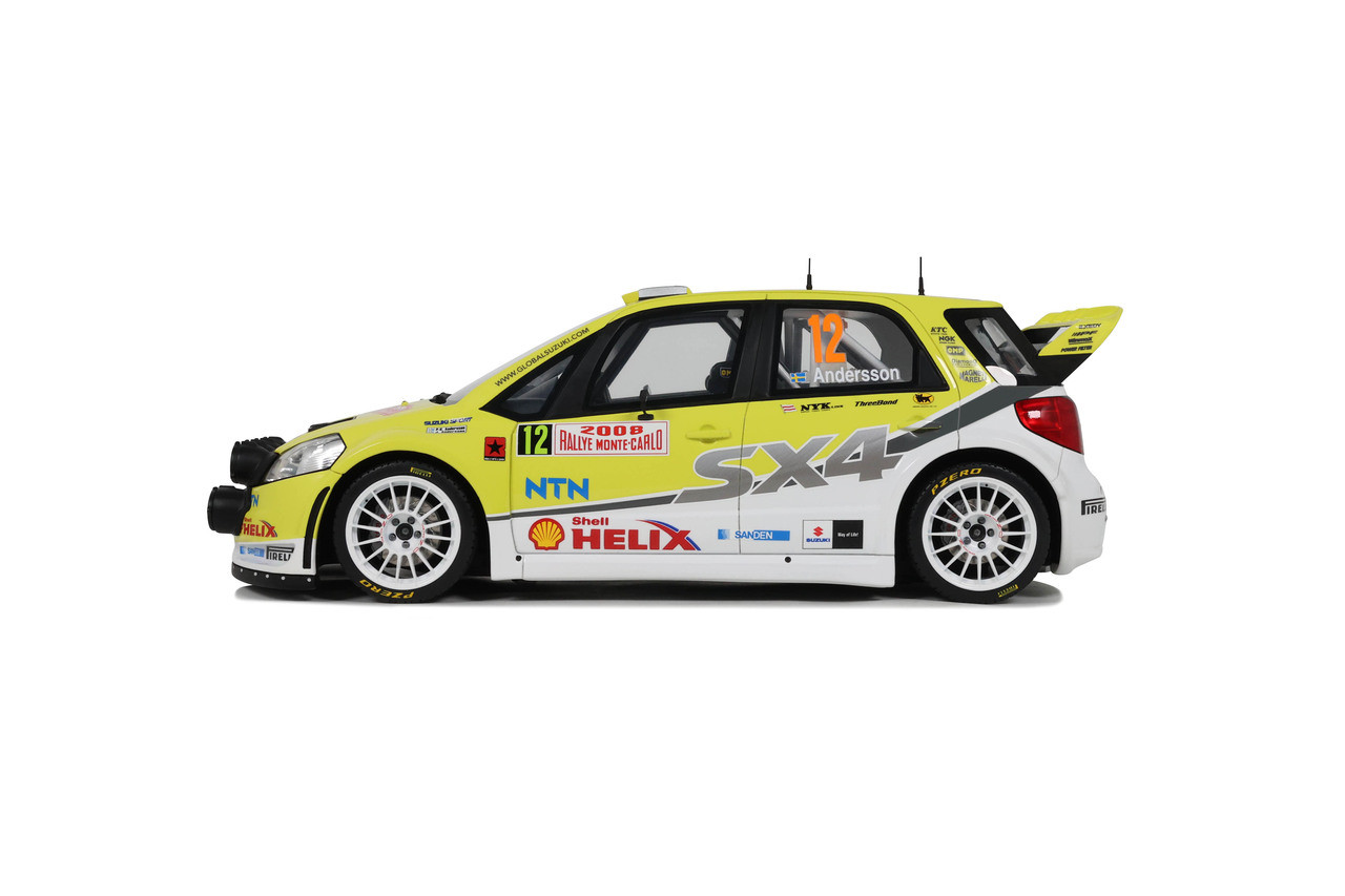 1/18 OTTO 2008 Suzuki SX4 WRC P.G.Andersson #12 Monte Carlo Car