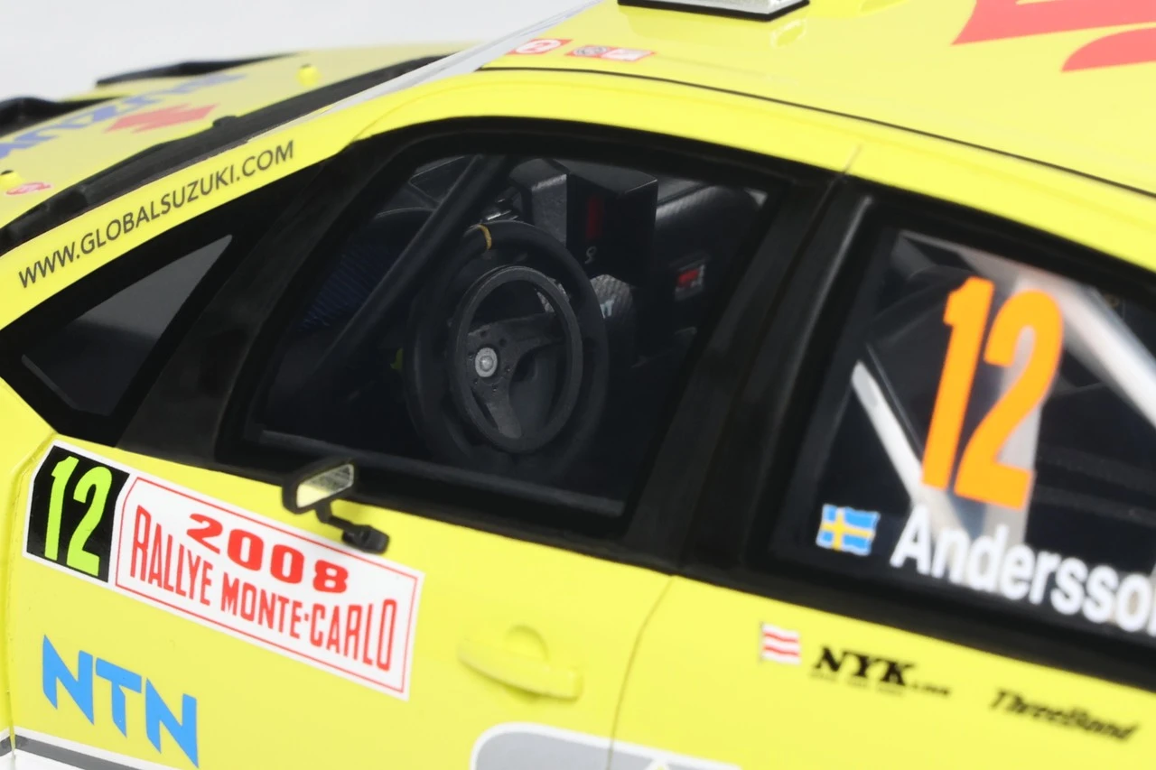 1/18 OTTO 2008 Suzuki SX4 WRC P.G.Andersson #12 Monte Carlo Car
