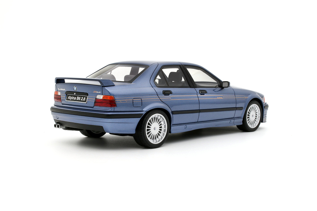 1/18 OTTO 1992 BMW E36 Alpina B6 2.8 (Alpina Blue Metallic) Car Model 1/18 OTTO 1992 BMW E36 Alpina B6 2.8 (Alpina Blue Metallic) Car Model