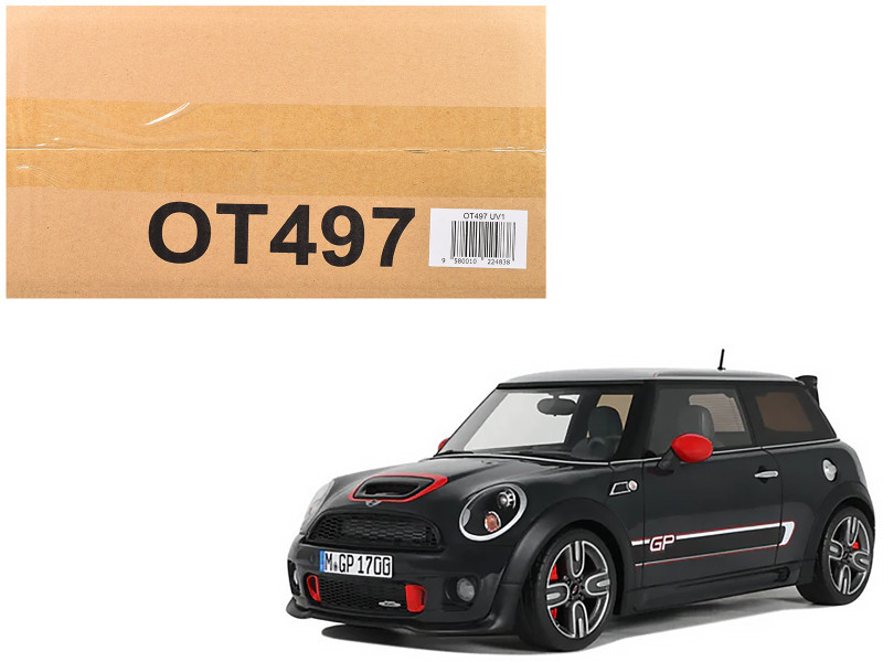 1/18 OTTO 2012 Mini Cooper JCW GP2 R56 (Thunder Grey Metallic) Car