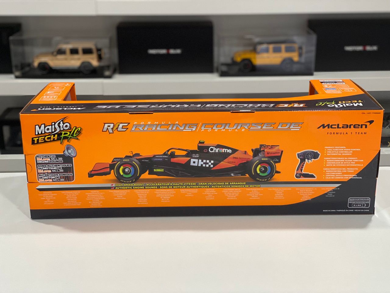 1/10 Maisto 2024 Formula 1 McLaren MCL38 #4 Lando Norris Remote