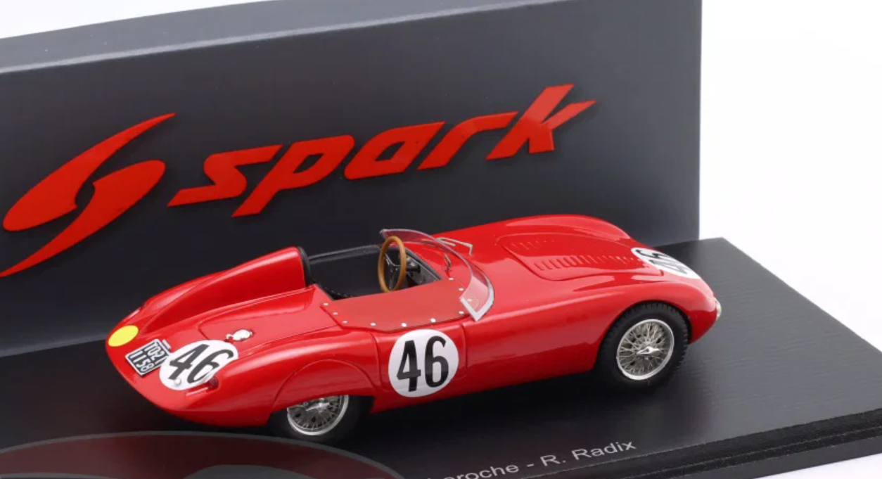 1/43 Spark Osca Sport 750 No.46 19th Le Mans 24H 1957 J. Laroche - R. Radix Car Model