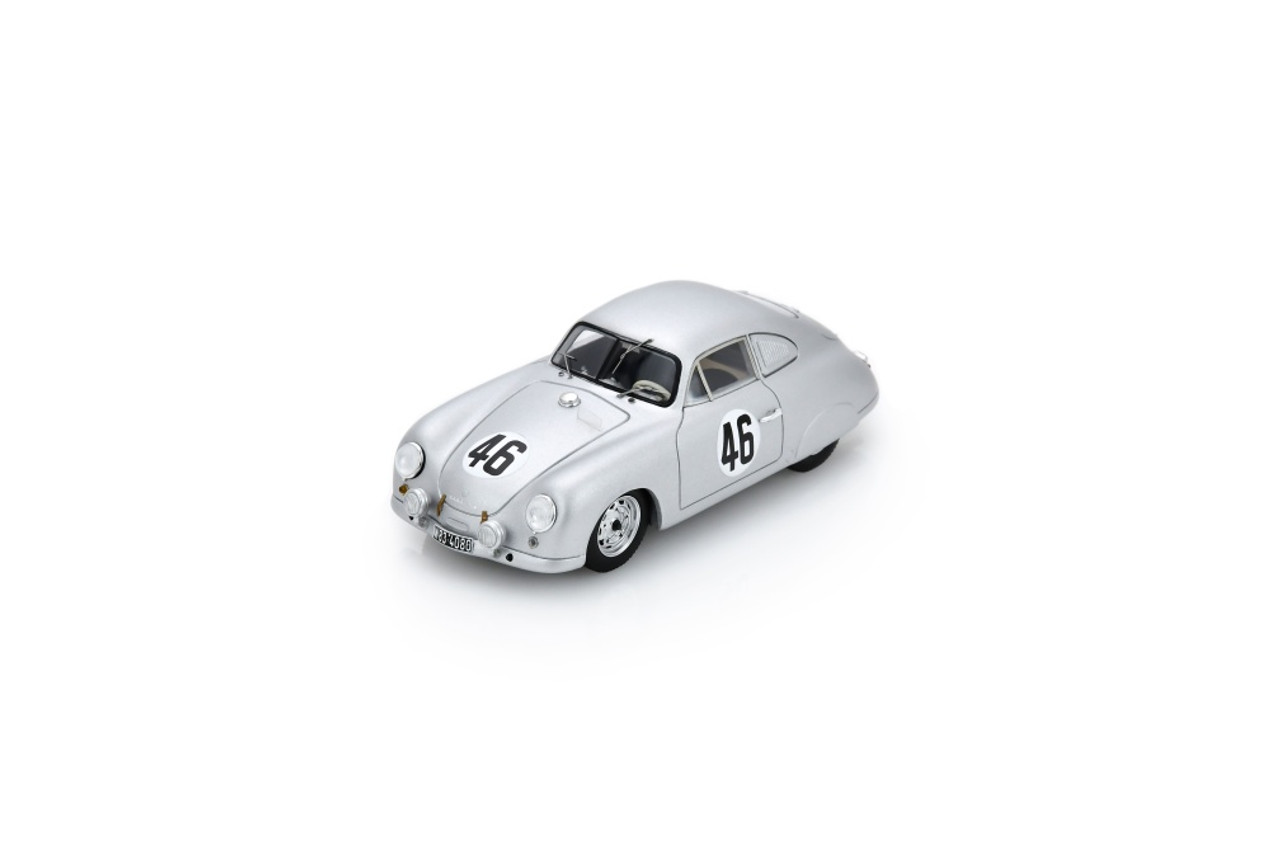 1/43 Spark Porsche 356 No.46 Le Mans 24H 1953 G. Olivier - E. Martin Car Model