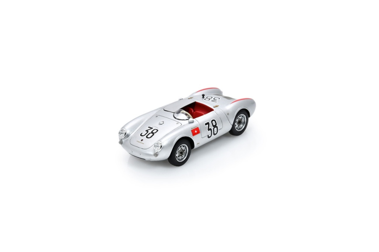 1/43 Spark Porsche 550 No.38 Le Mans 24H 1955 W. Ringgenberg - H. Gilomen Car Model