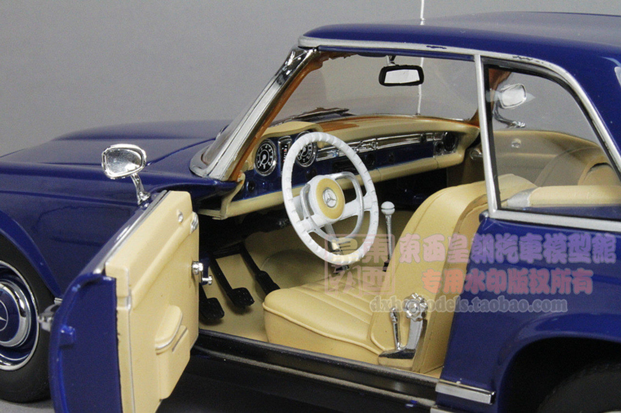 1/18 Norev Mercedes-Benz Mercedes 1963 230SL 230 SL (BLUE) Diecast Car Model