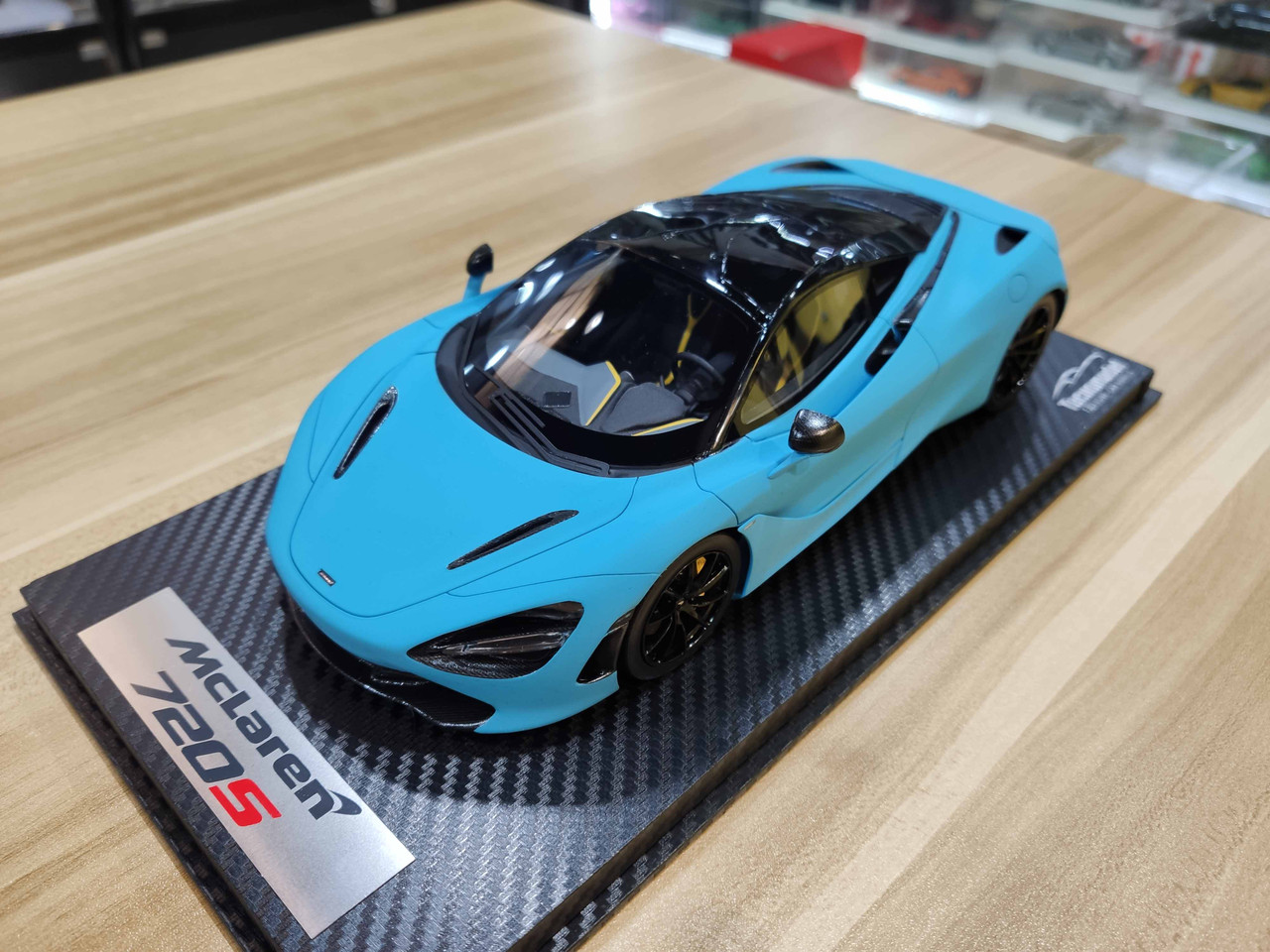 1/18 Tecnomodel McLaren 720S (Matte Baby Blue) Resin Car Model Limited -  LIVECARMODEL.com