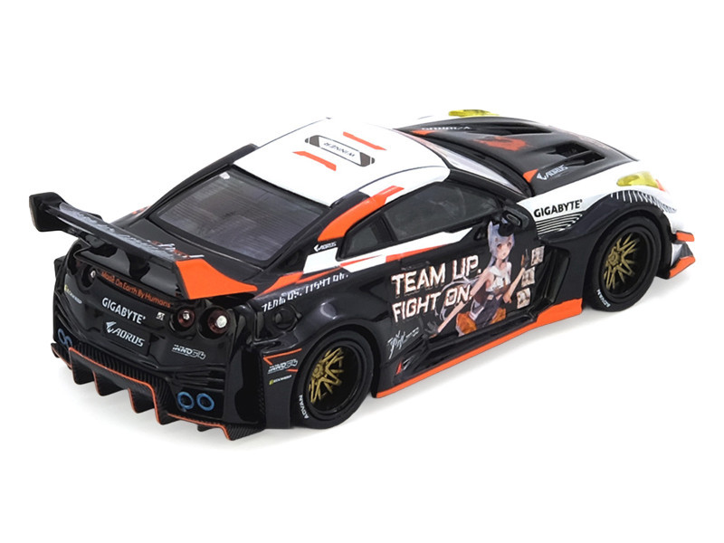 1/64 Inno64 Nissan Skyline GTR GT-R R35 Widebody Aorus X Car Model