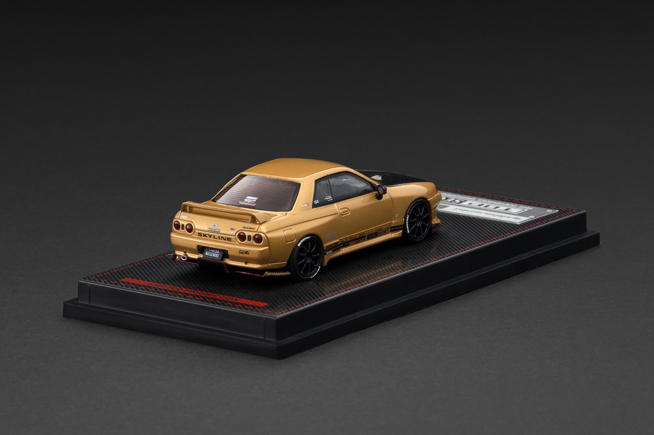1/64 IG Ignition Model Nissan Skyline TOP SECRET GT-R (VR32) (Gold) Car Model