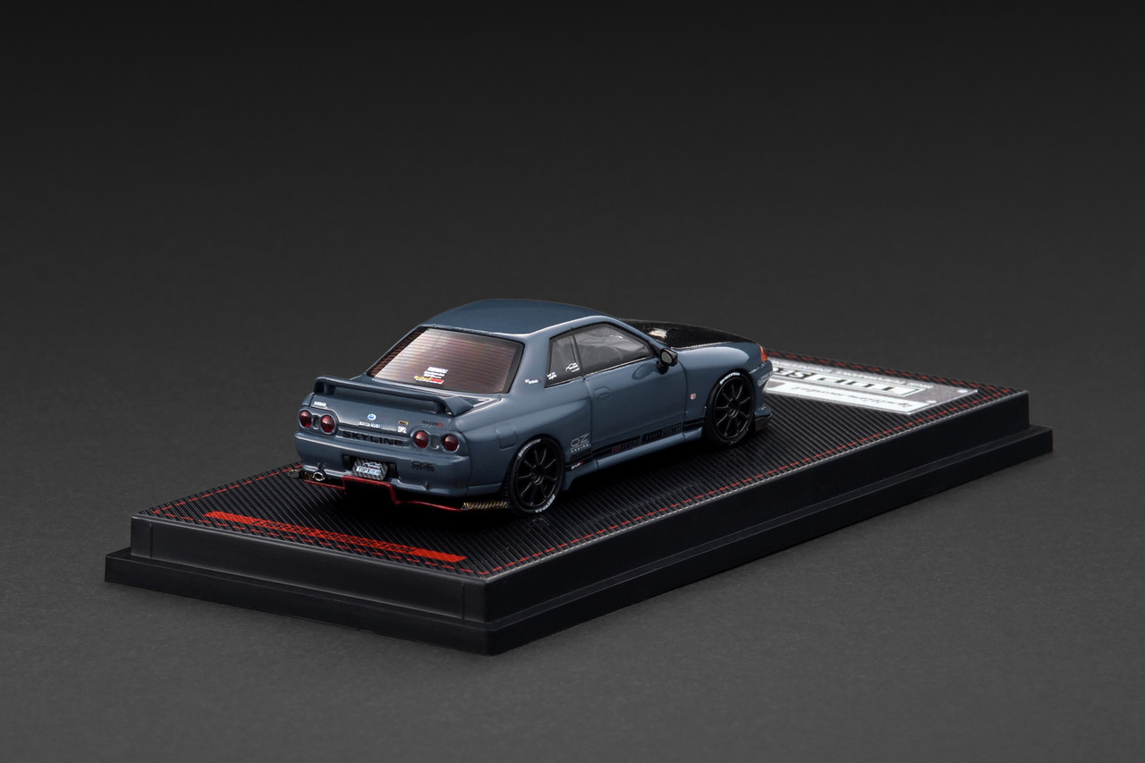 1/64 IG Ignition Model Nissan Skyline TOP SECRET GT-R (VR32) (Grey Blue) Car Model 1/64 IG Ignition Model Nissan Skyline TOP SECRET GT-R (VR32) (Grey Blue) Car Model