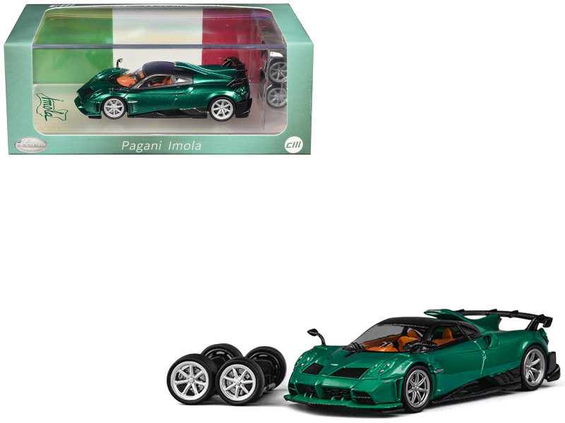 1/64 CM Model Pagani Imola (Metallic Emerald Green) Diecast Car Model