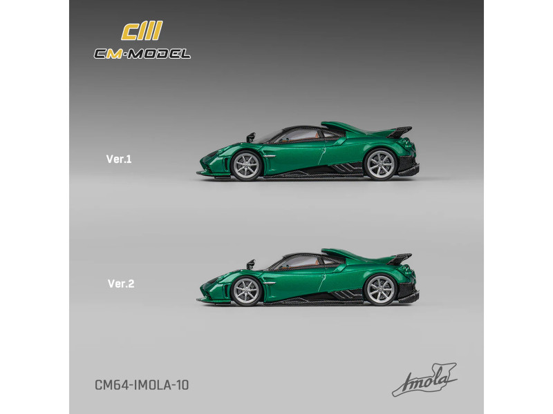 1/64 CM Model Pagani Imola (Metallic Emerald Green) Diecast Car