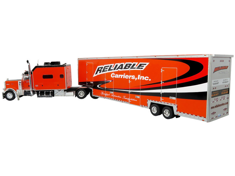 1/43 Iconic Replicas Peterbilt 379 with Car Carrier Trailer