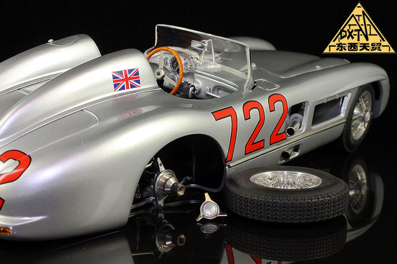 CMC 1/18 MERCEDES-BENZ 300 SLR MILLE MIGLIA NO,722 CAR MODEL