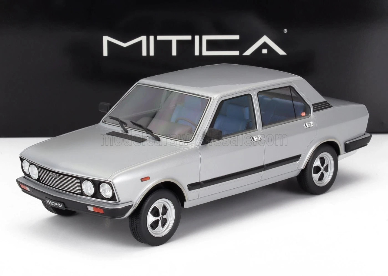 1/18 Mitica 1979 Fiat 132 2000ie (Silver) Diecast Car Model