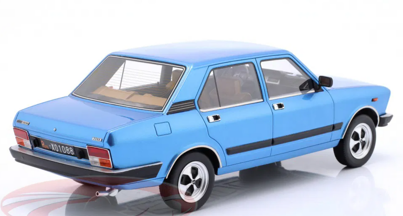 1/18 Mitica 1979 Fiat 132 2000ie (Blue Metallic) Diecast Car Model