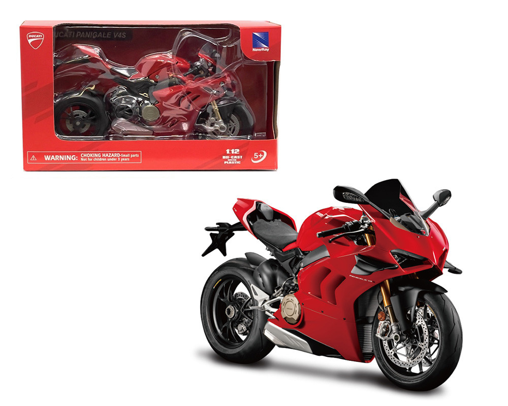 1/12 New Ray 2016 Ducati Panigale V4S (Red) Diecast Model