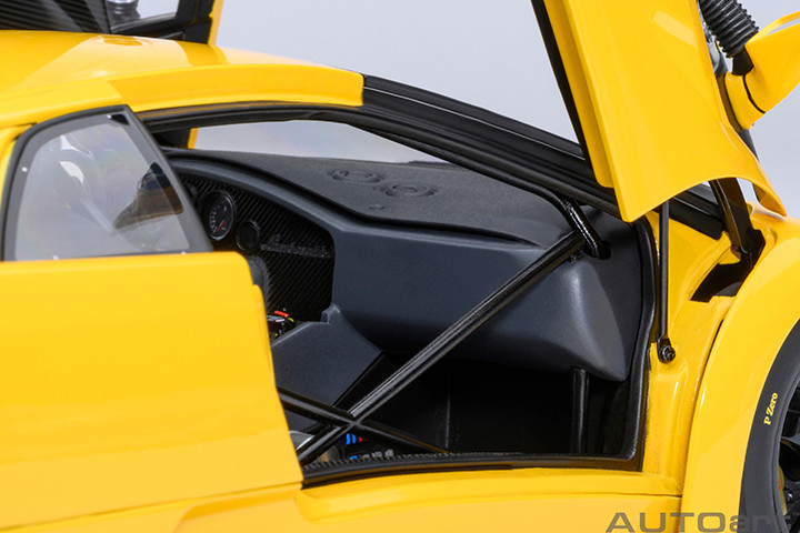 1/18 AUTOart Lamborghini Diablo GT-R (Superfly Yellow) Car Model