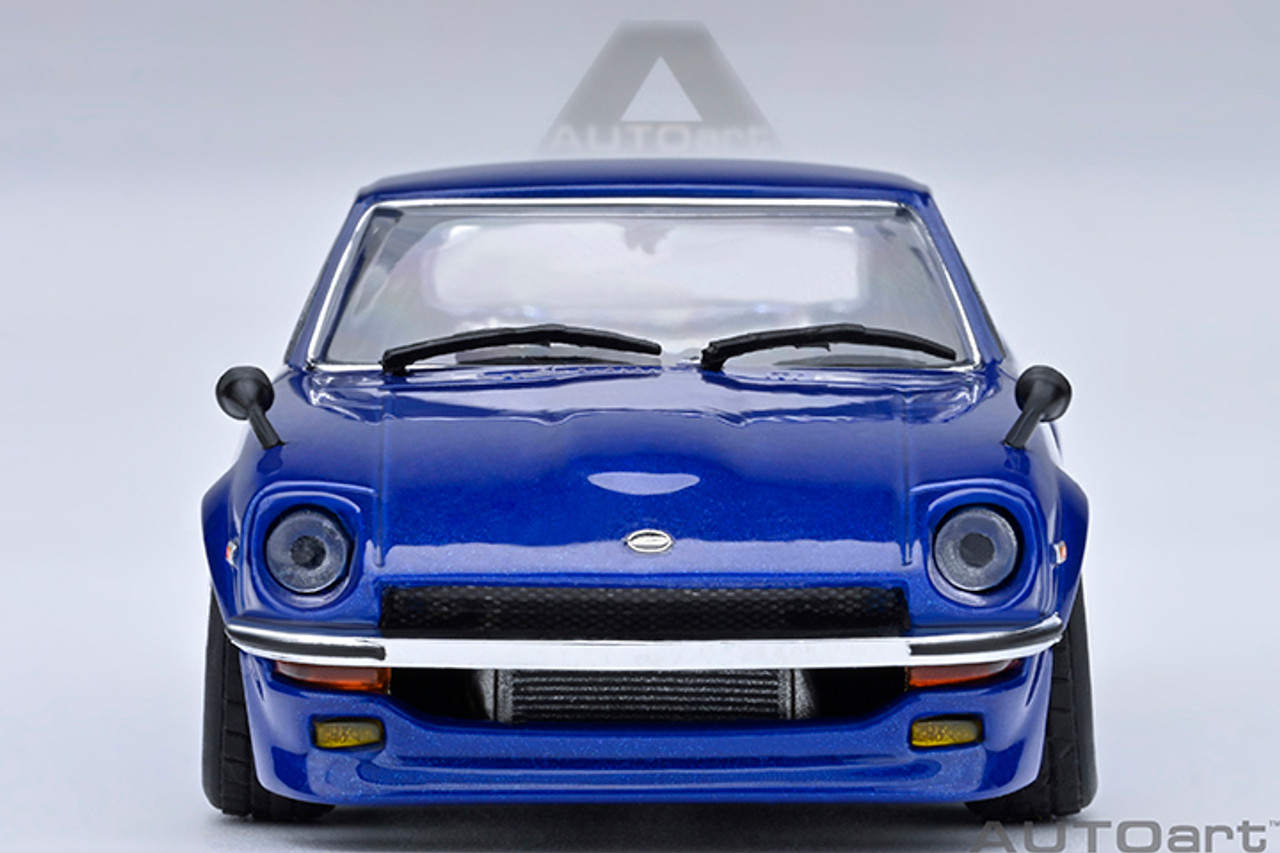 1/64 AUTOart Nissan Fairlady Z Wangan Midnight “Akuma no. Z” Comic #1 Version (Blue) Car Model