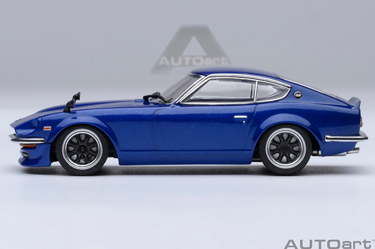 1/64 AUTOart Nissan Fairlady Z Wangan Midnight “Akuma no. Z” Comic #1 Version (Blue) Car Model