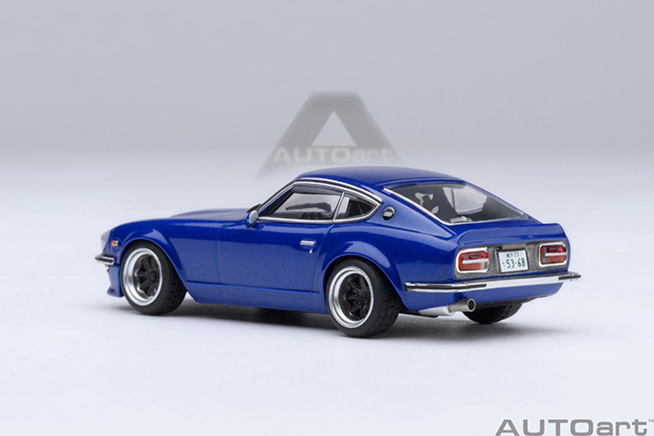 1/64 AUTOart Nissan Fairlady Z Wangan Midnight “Akuma no. Z” Comic #4 Version (Blue) Car Model
