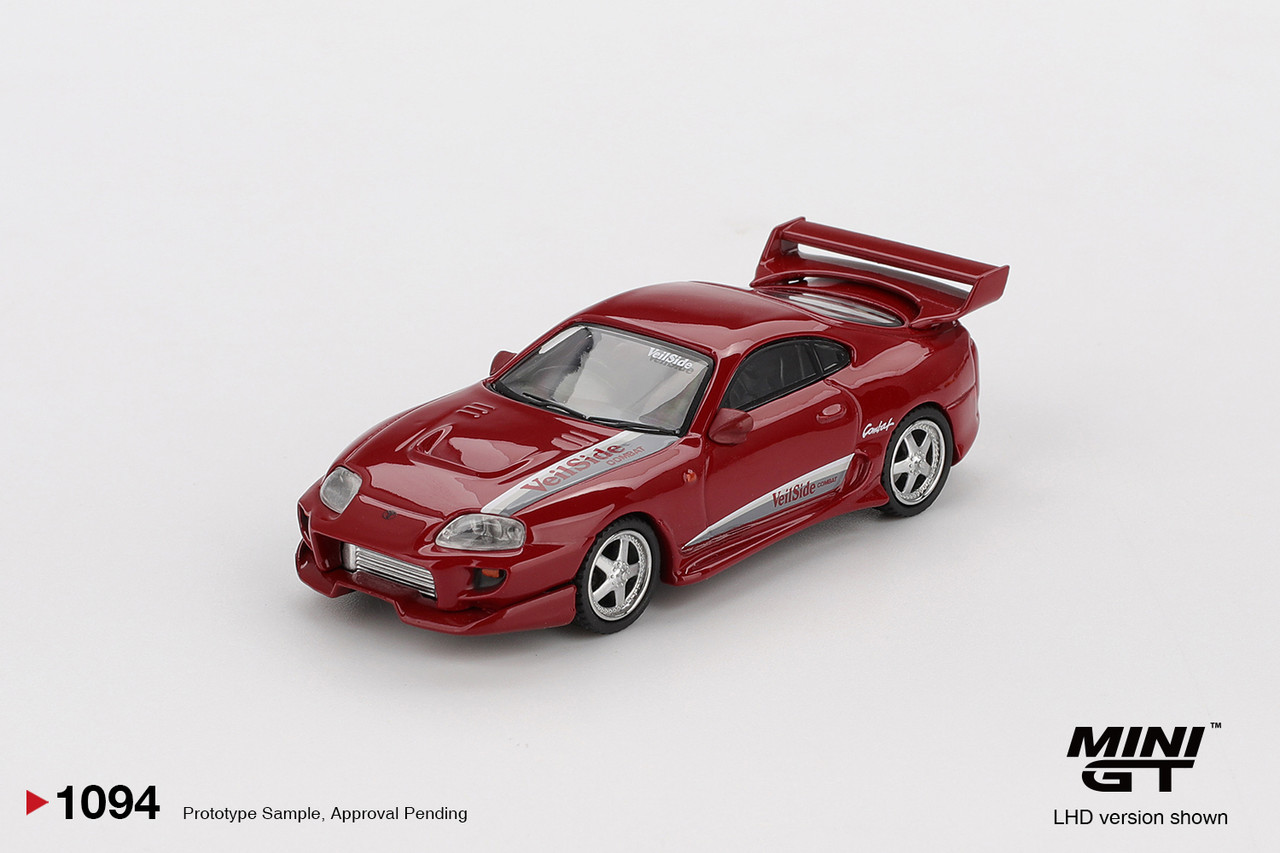 1/64 Mini GT Toyota Supra VeilSide Combat V-I (Red) Diecast Car