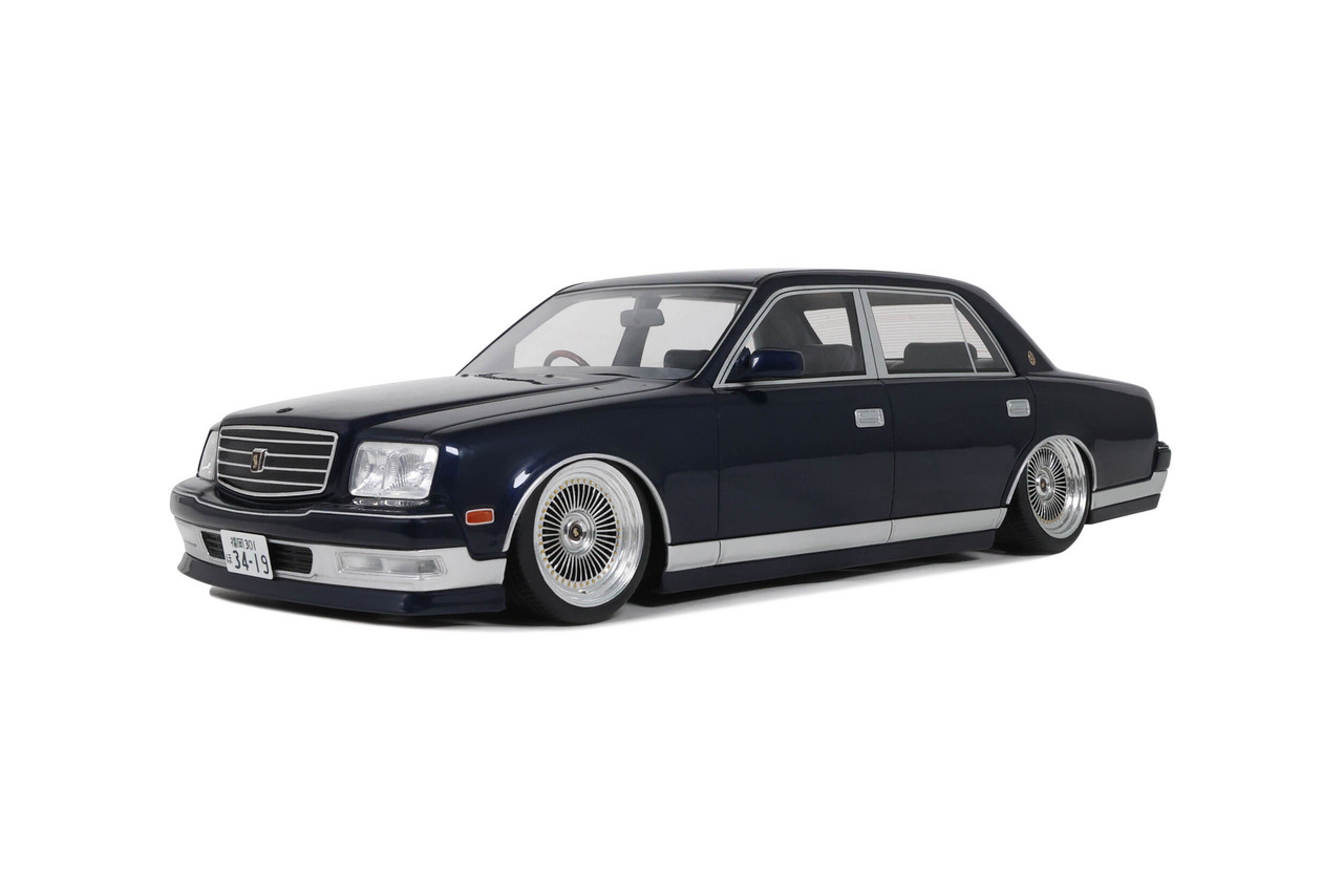 1/18 OTTO 2008 Toyota Century V12 Stance Blue Mica Car Model