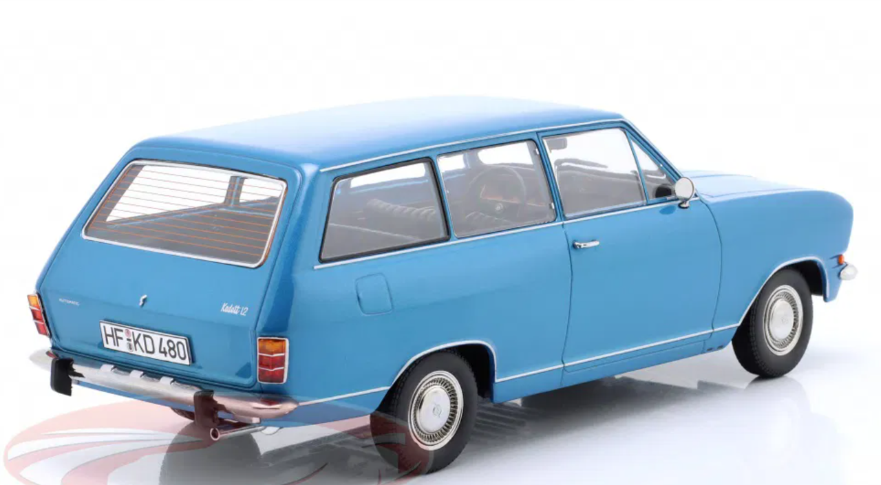 1/18 Touring 1972 Opel Kadett B Caravan (Monza Blue Metallic) Diecast Car Model