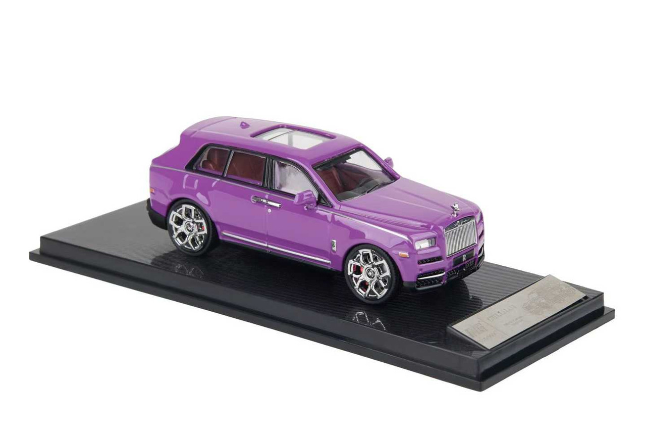 J.！ 1/64 SC Art Rolls-Royce Cullinan (Purple) Diecast Car Model