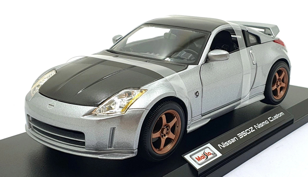 1/18 MAISTO ダイキャスト　NISSAN 350Z フェアレディZ 1/18 Maisto Nissan 350Z Nismo Custom (Silver) Diecast Car Model