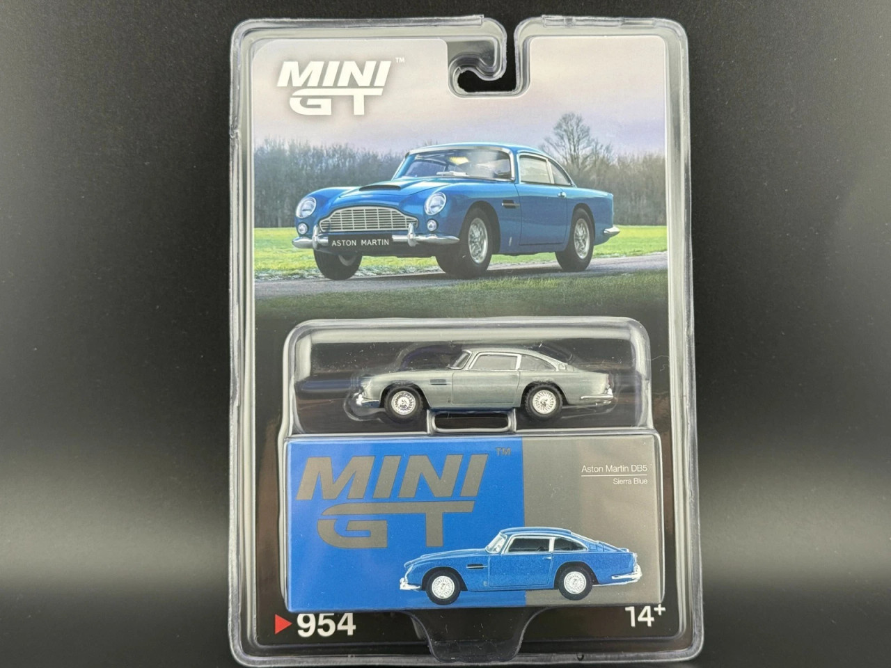 CHASE CAR 1/64 Mini GT Aston Martin DB5 (Chrome Silver) Diecast