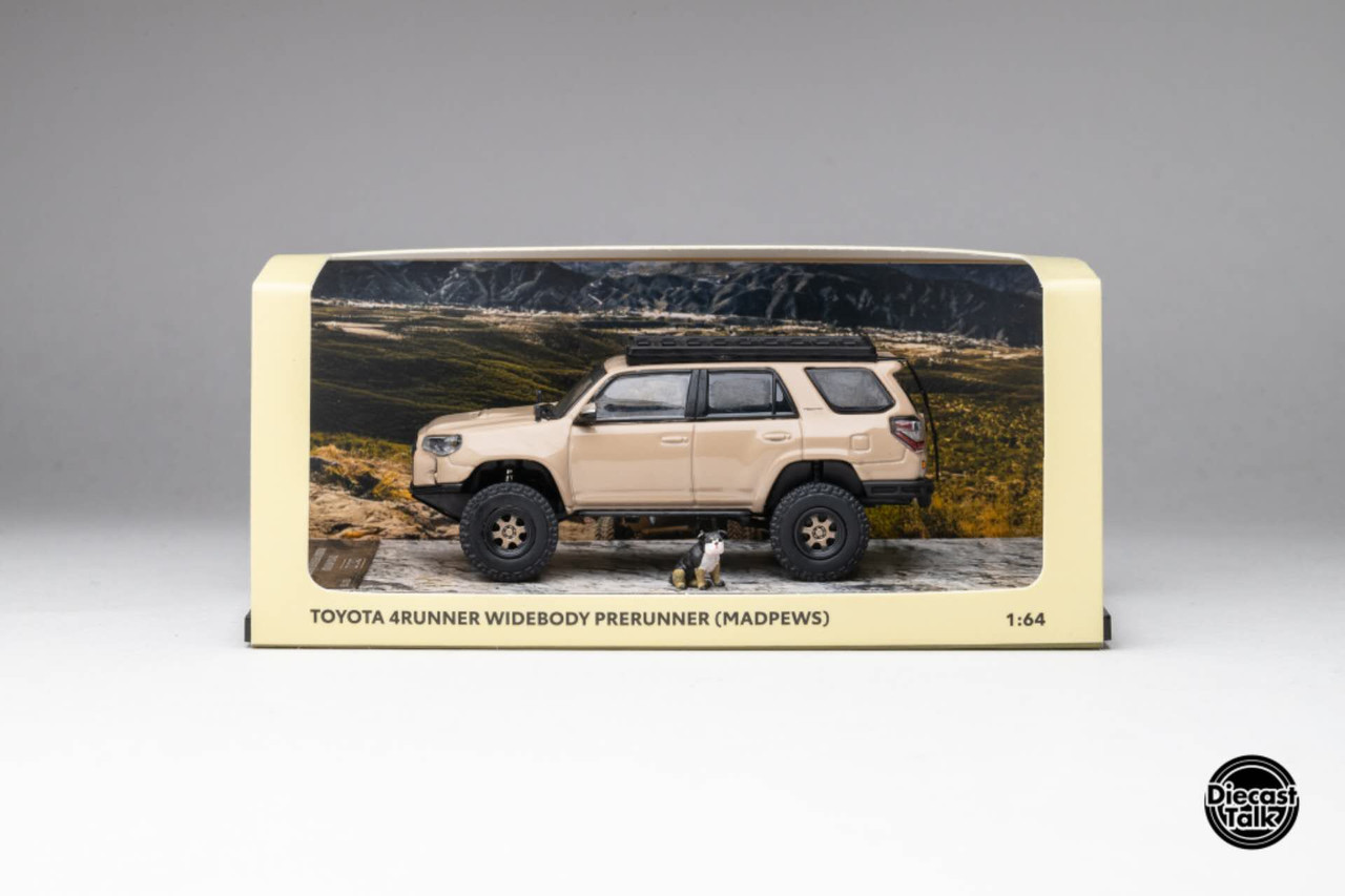 1/64 GCD Toyota 4Runner Pre-Runner Widebody (Bronze) Diecast Car Model with Accessories