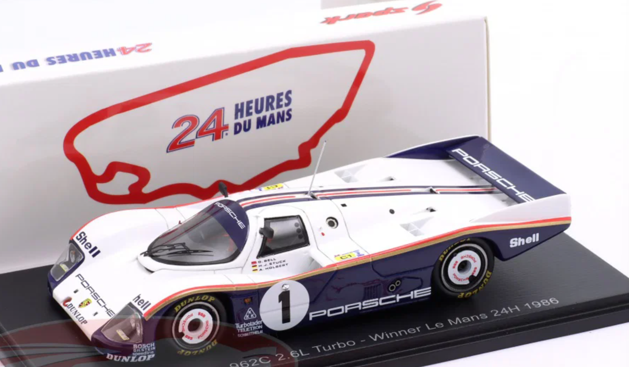 1/43 ルマン spark Porsche 962C BRUN #16 1989 Le Mans 24h 10th