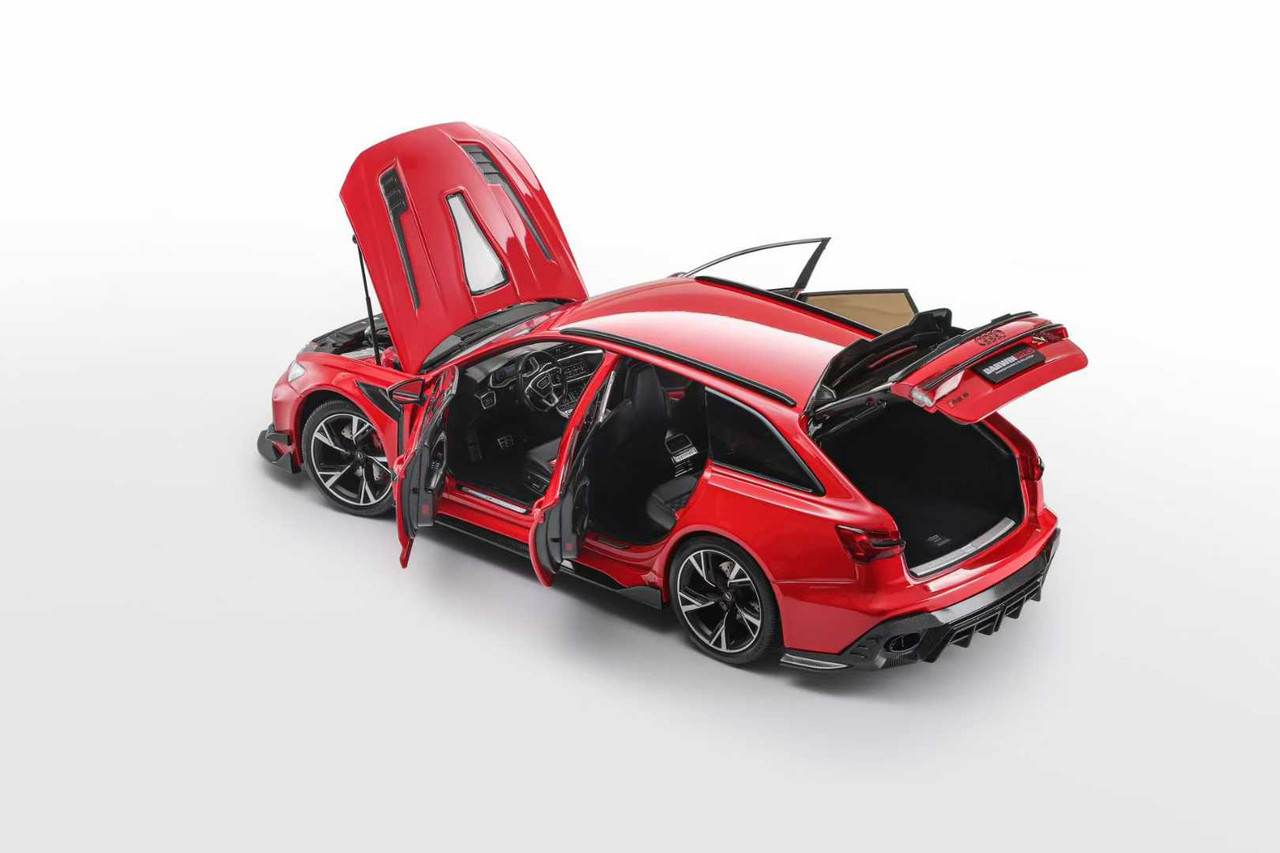 1/18 Kiloworks Audi RS6 C8 DarwinPRO (Red) Diecast Car Model