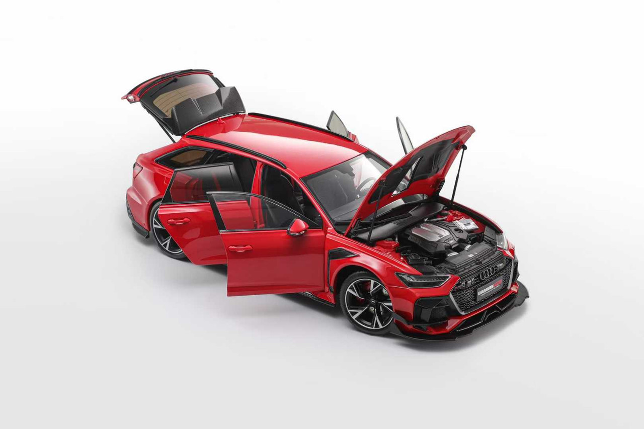 1/18 Kiloworks Audi RS6 C8 DarwinPRO (Red) Diecast Car Model