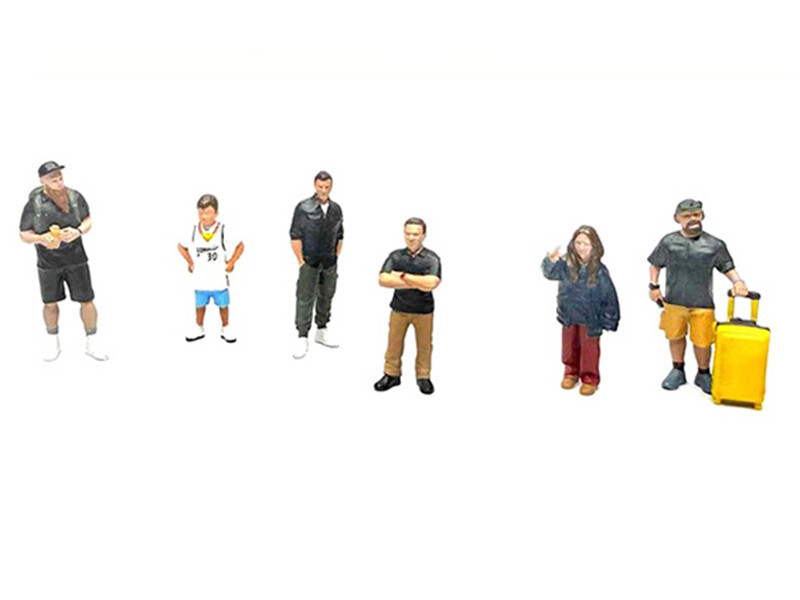 1/64 American Diorama Figure set Influencers Diecast Figures