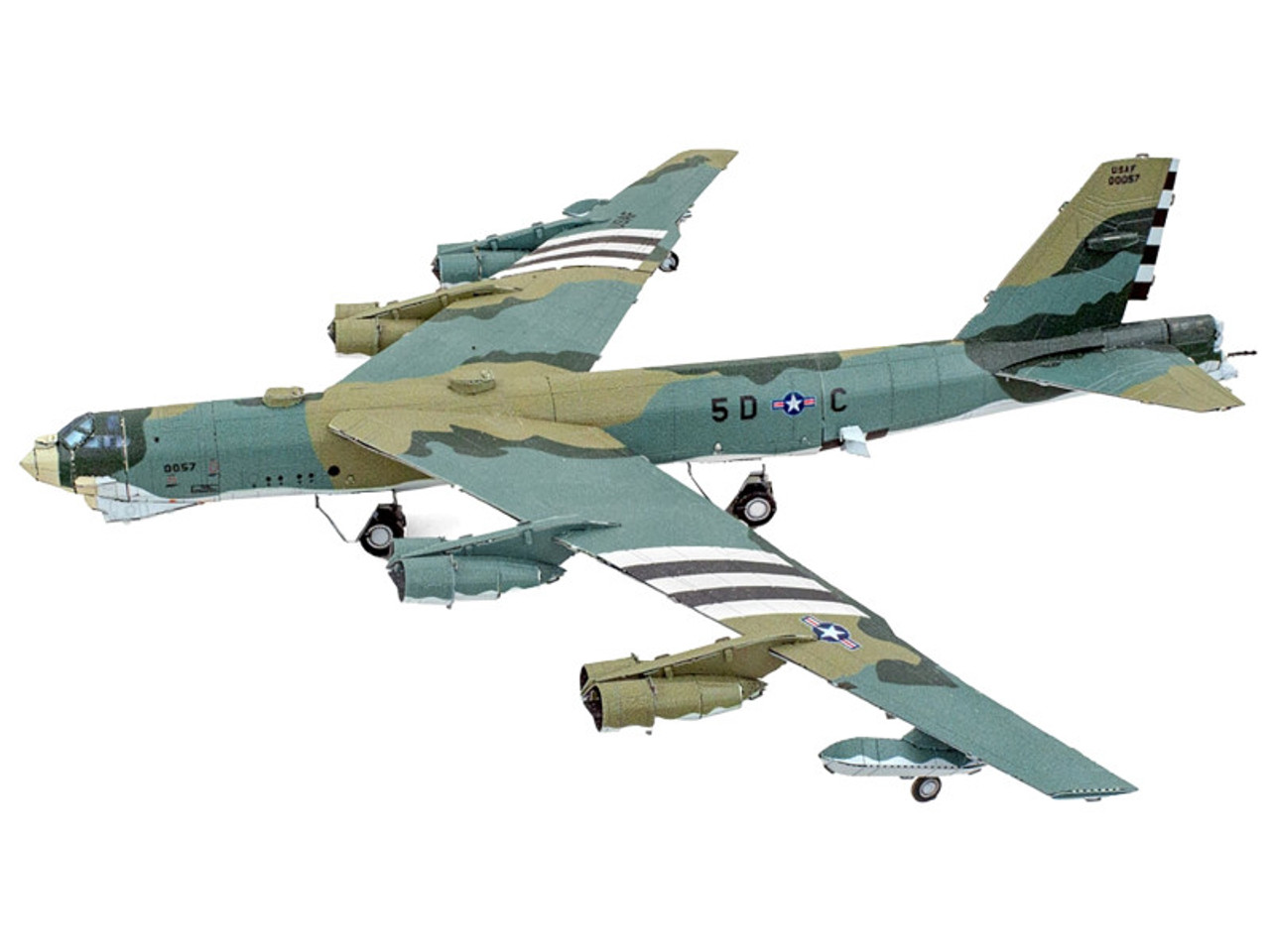 Model Kit Boeing B-52 Stratofortress Bomber Aircraft "United States Air Force" (Challenging Difficulty) Steel Model by Metal Earth Model Kit Boeing B-52 Stratofortress Bomber Aircraft "United States Air Force" (Challenging Difficulty) Steel Model by Metal Earth