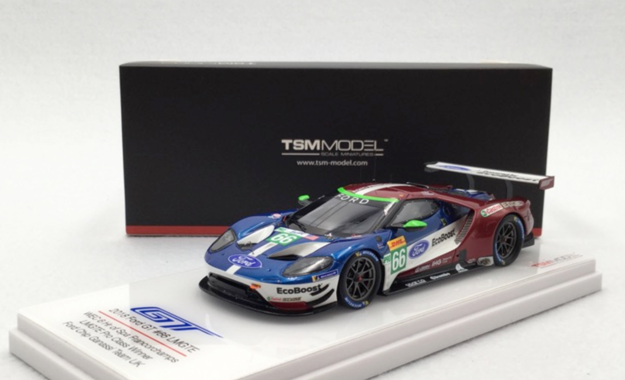 1/43 TSM Ford GT LMGTE #66 2018 WEC France Car Model