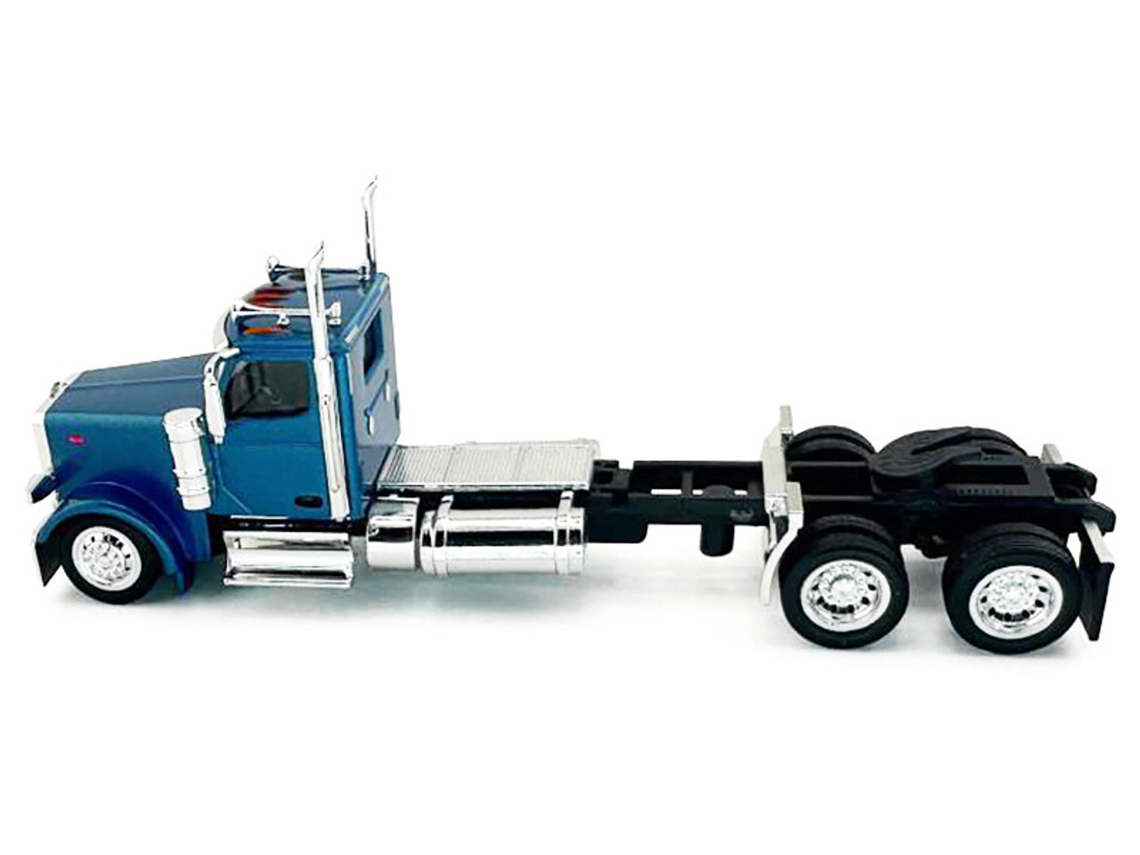 Peterbilt 589 2-Axel Day Cab Blue Metallic 1/87 (HO) Plastic Model Car by HO Logistics Peterbilt 589 2-Axel Day Cab Blue Metallic 1/87 (HO) Plastic Model Car by HO Logistics